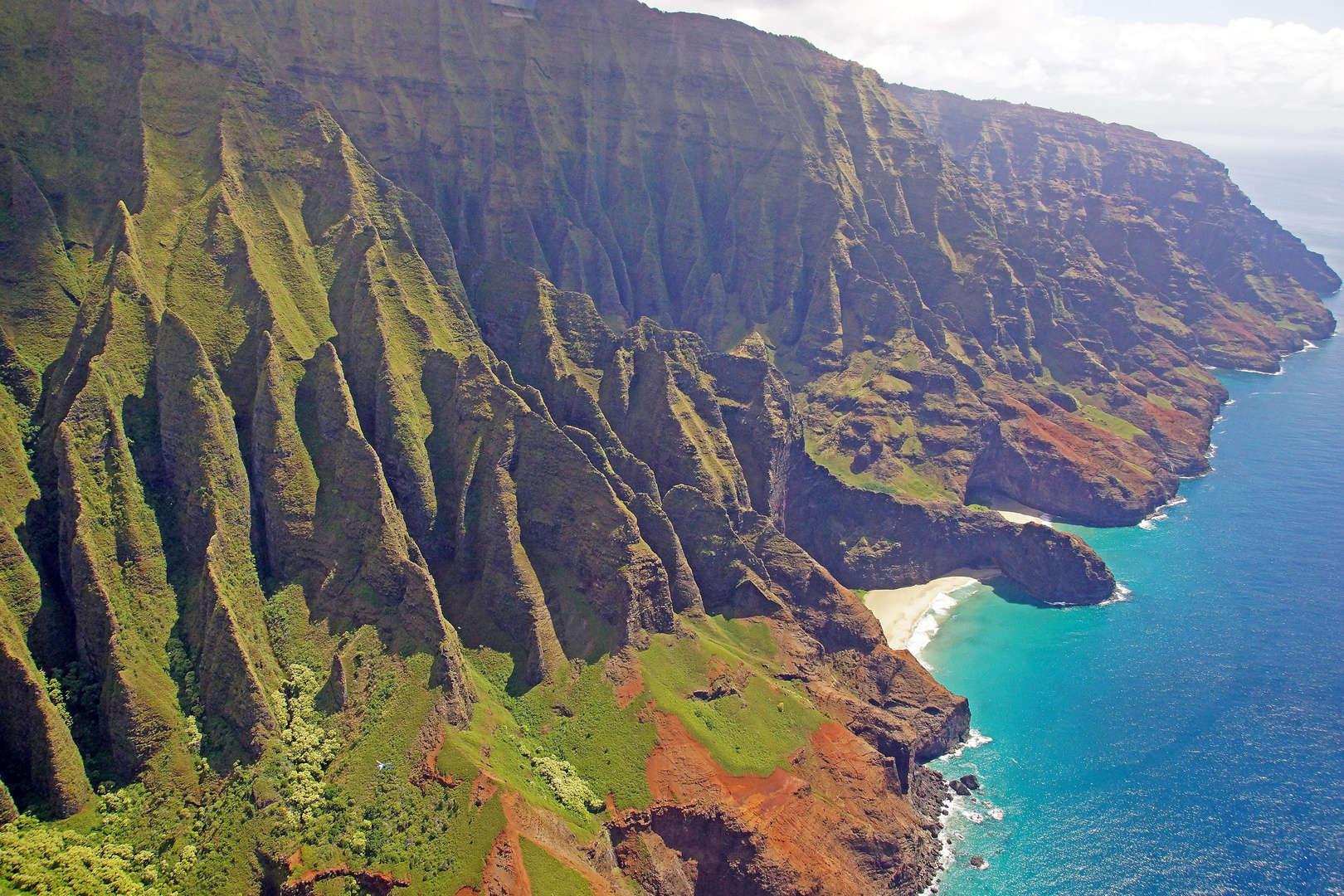 Na Pali Coast vom Heli aus