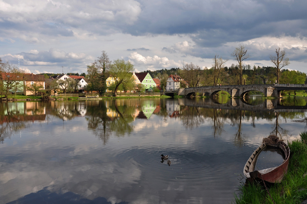 Naabblick in Kallmünz...