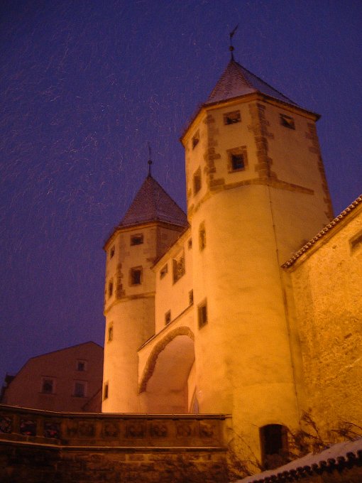 Nabburger Tor bei Nacht