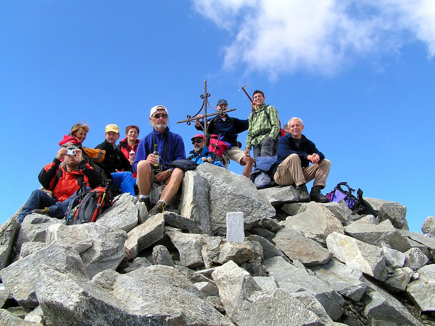 nach 1900 m im Aufstieg