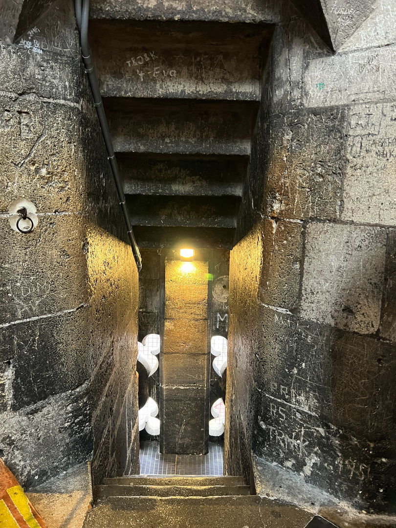 Nach 343 Stufen im Südturm