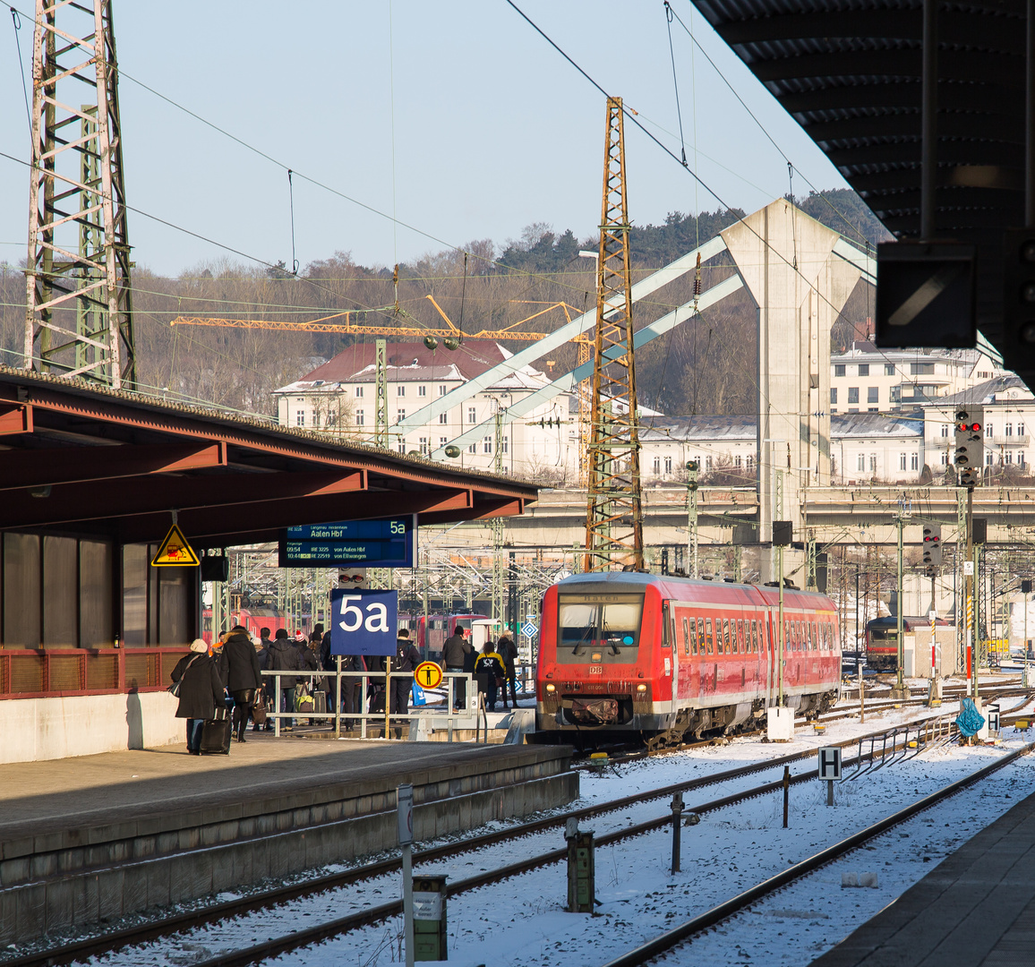 Nach Aalen Hbf ...