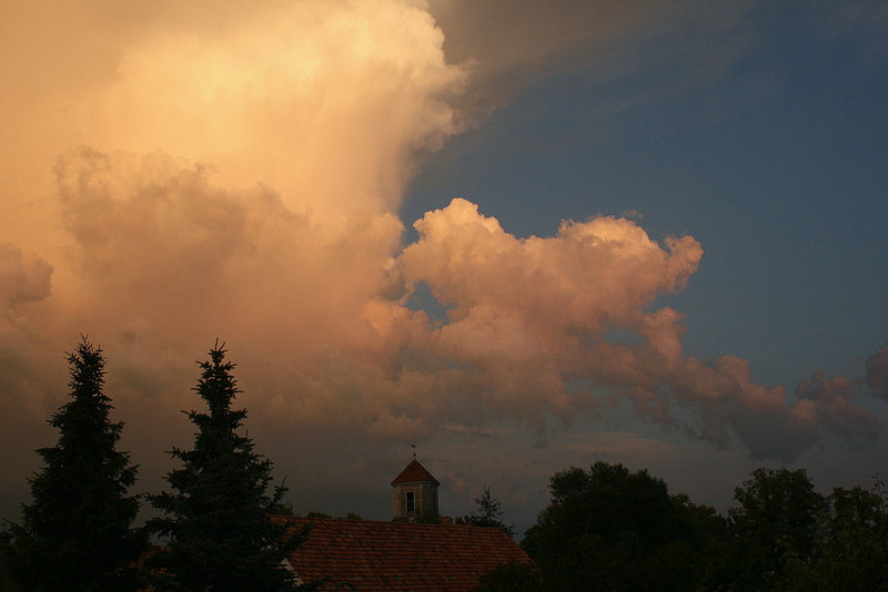 Nach Abzug der Gewitterwolken