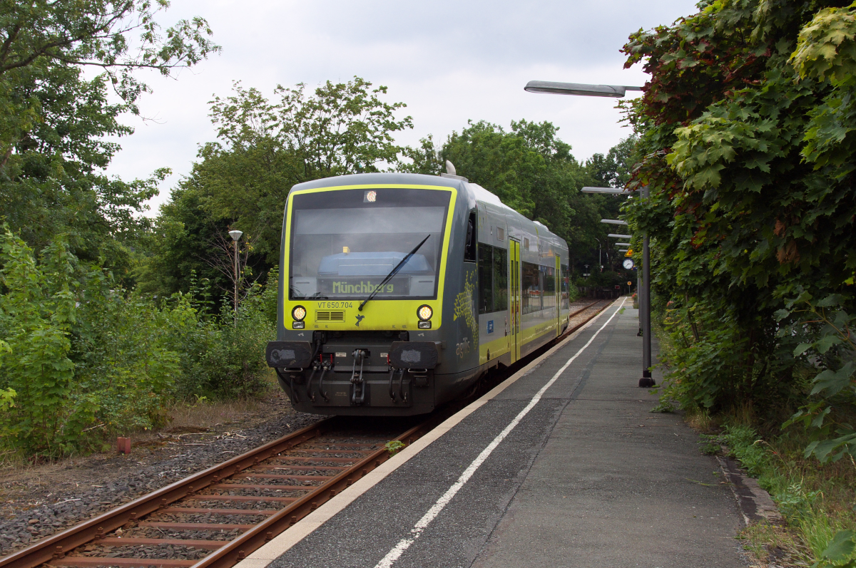 Nach Bad Steben fuhren mal Kurswagen