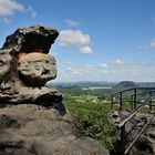 Nach ca. 550 Stufen steht man oben auf dem Papststein, von hier hat man einen tollen..