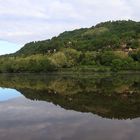 Nach dem 124 km Blick zur Schneekoppe am Morgen, war der Stau der Elbe (Labe)  