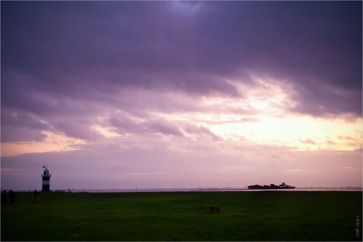 nach dem abendlichen sommergewitter