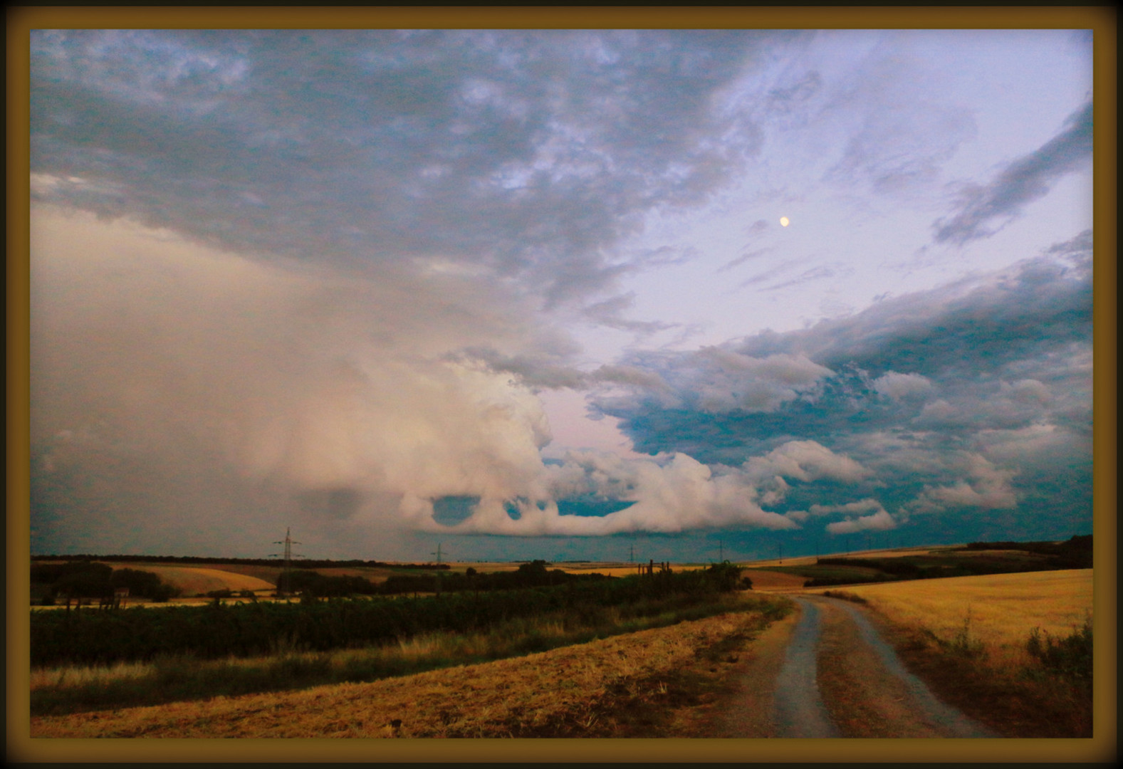 Nach dem abendlichen Sommergewitter