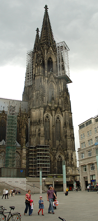 Nach dem Ausflug in der Stadt