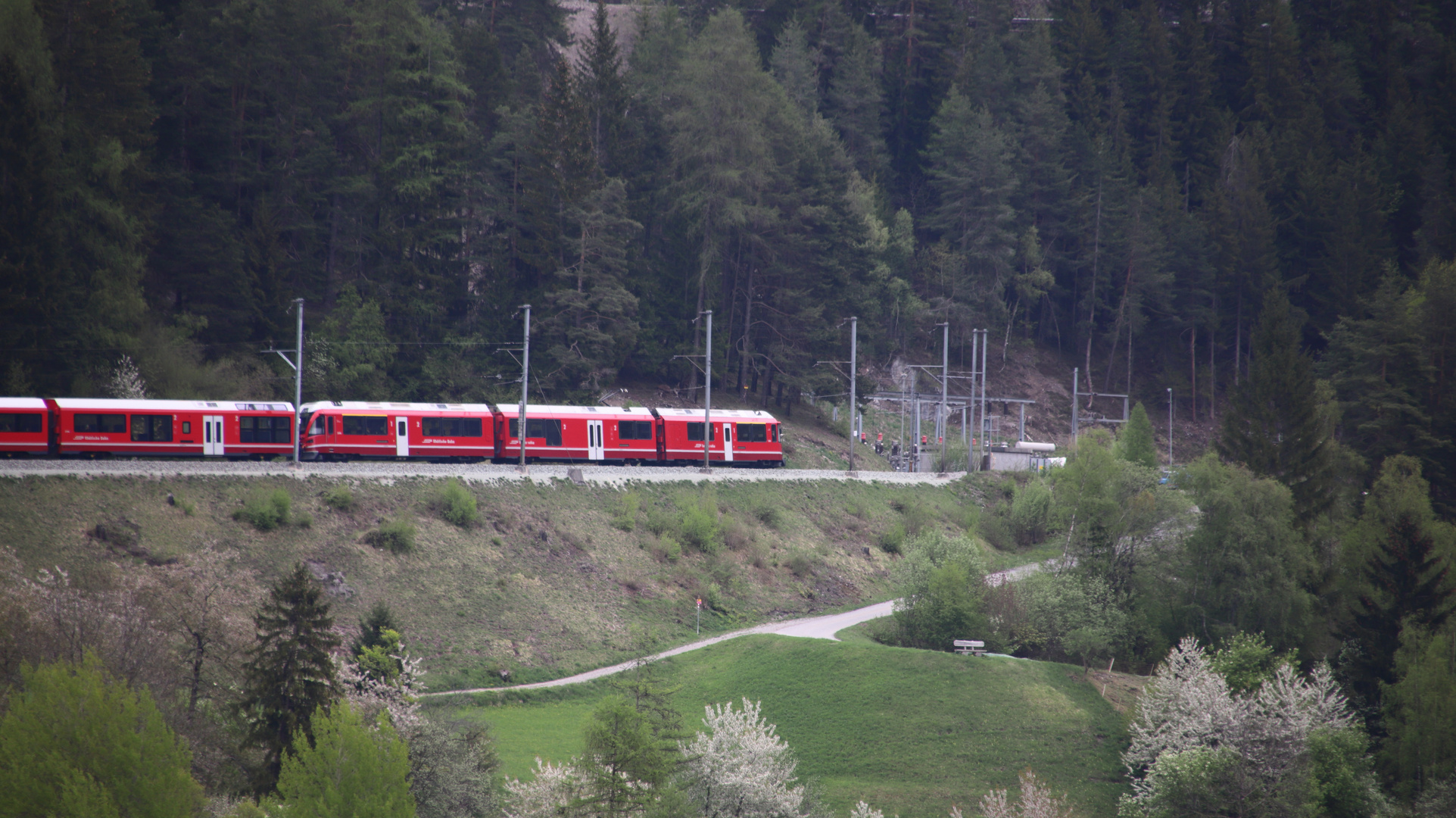 Nach dem der Regionalexpress nach St.Moritz ....