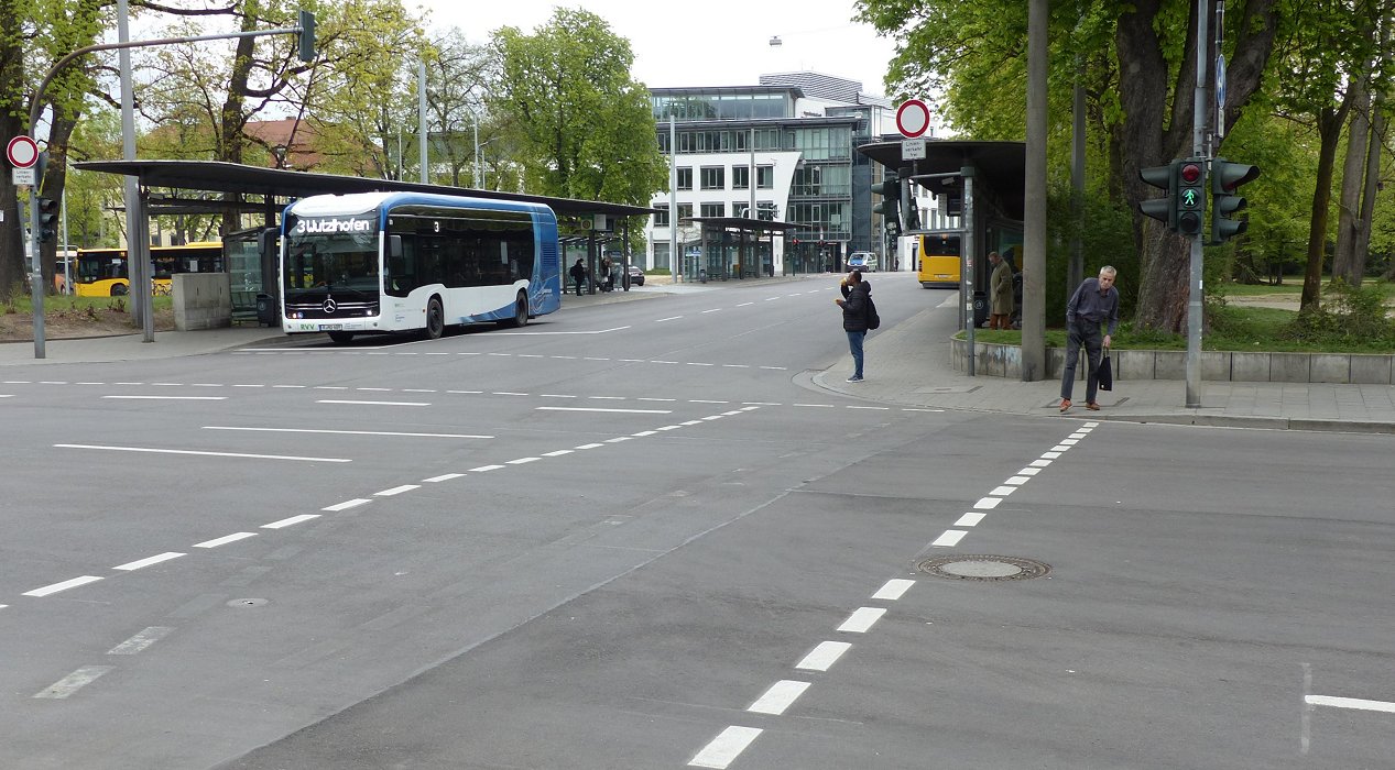 Nach dem Eckläufer schauen