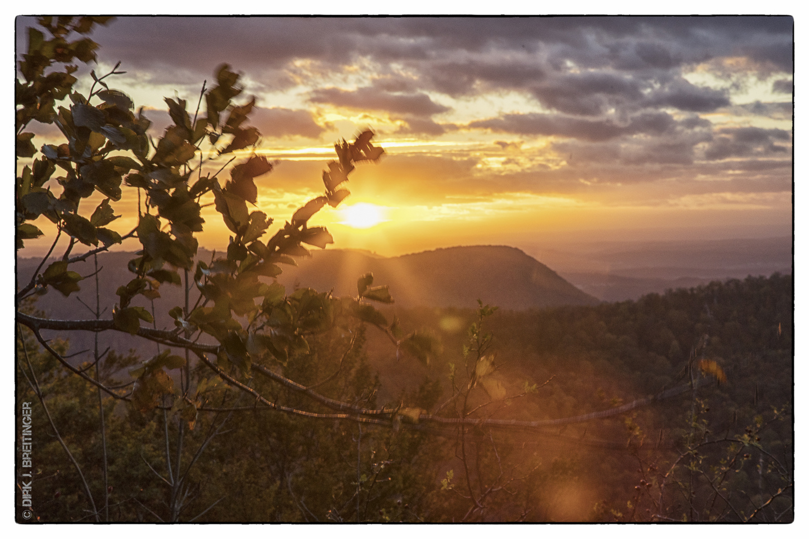 .. nach dem ersten Herbststurm ein strahlender Sonnenuntergang