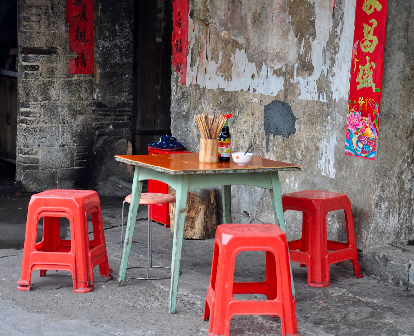 Nach dem Essen ist vor dem Essen oder rot-grün...China Hunan