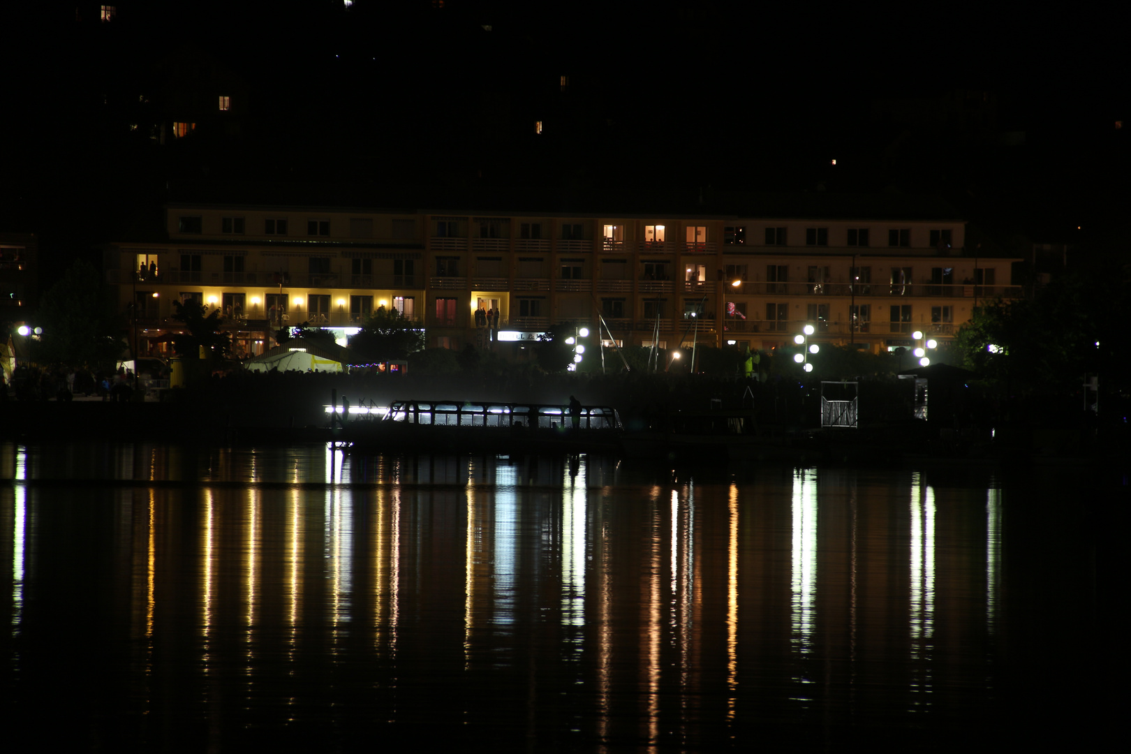 Nach dem Feuerwerk in Gérardmer 2013