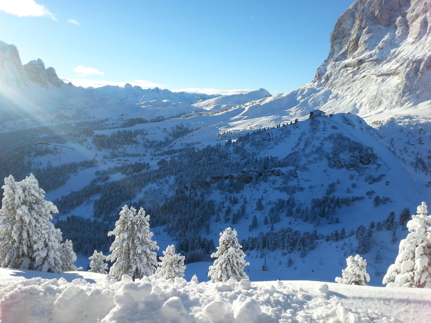 Nach dem gestrigen Schneefall...