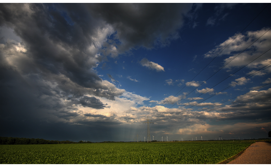 nach dem Gewitter ..