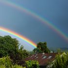 Nach dem Gewitter: Doppelregenbogen