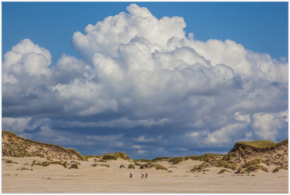 Nach dem Gewitter in der Nacht... - diese Cumulus-Pracht... 