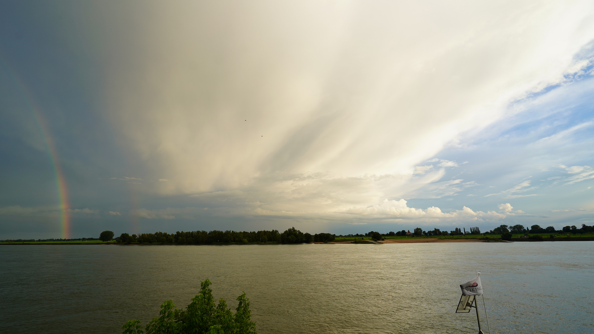 nach dem Gewitter in Emmerich am Rhein