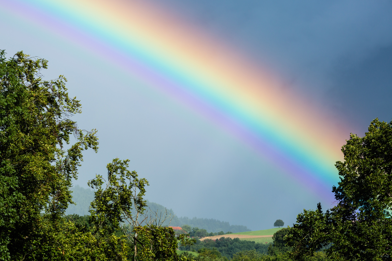 Nach dem Gewitter: Regenbogen