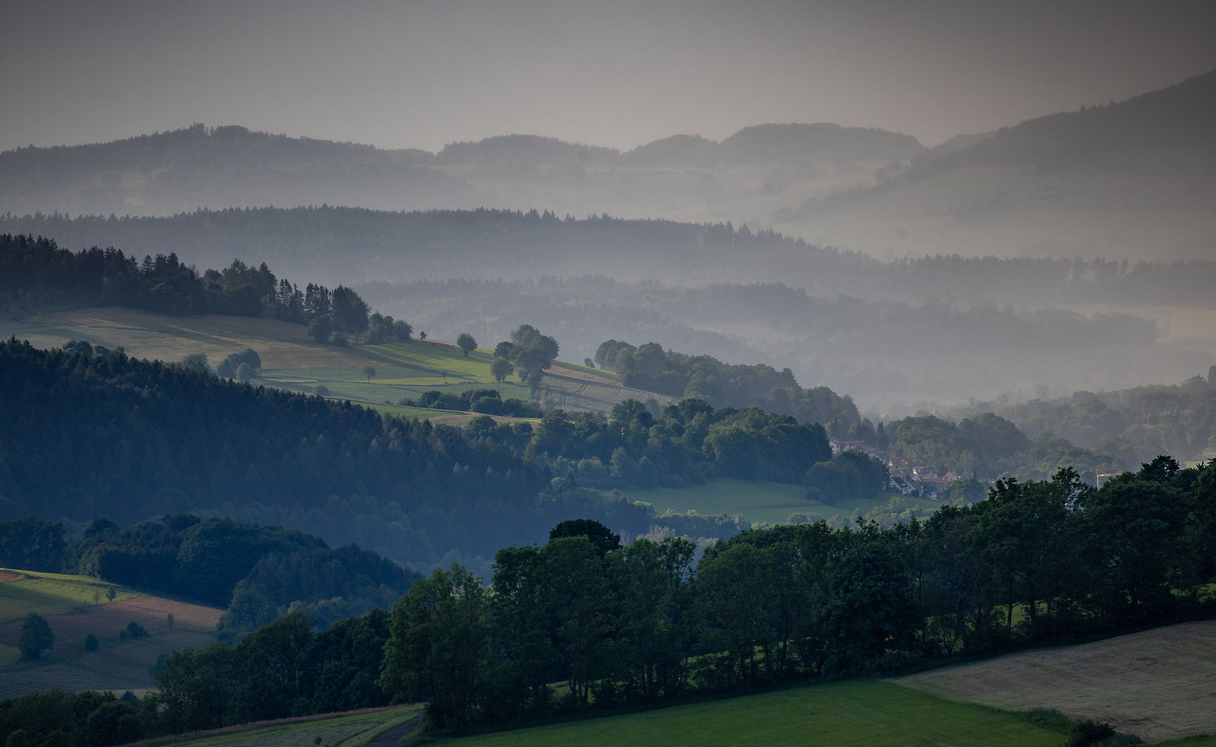 Nach dem Gewitter, Rhön