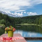 Nach dem Gewitter. Rundweg um den Barmsee im Karwendel.