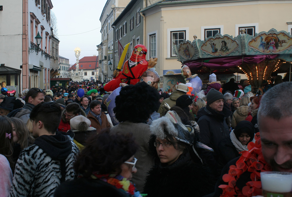 Nach dem Mödlinger Faschingsumzug