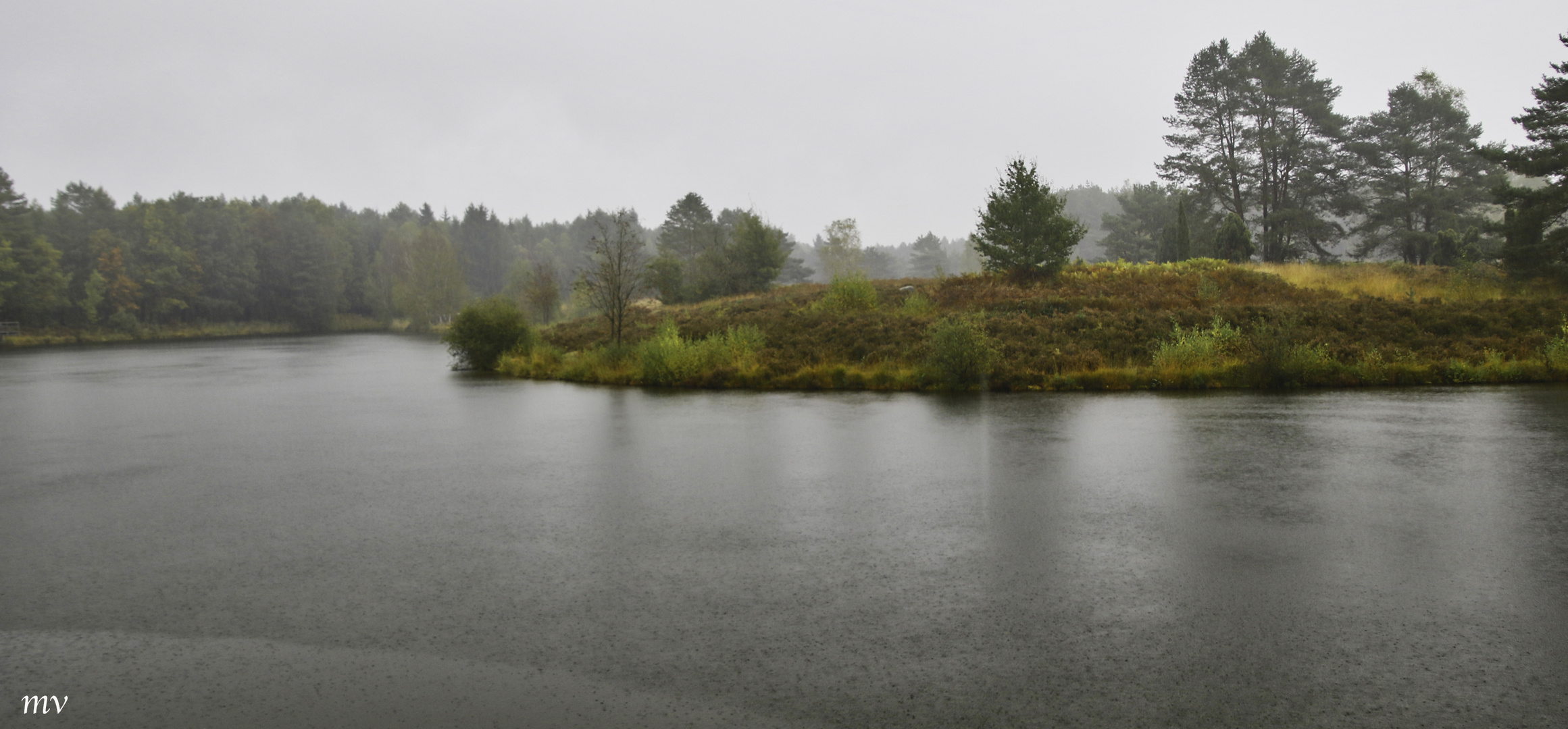 Nach dem Nebel kam der Regen