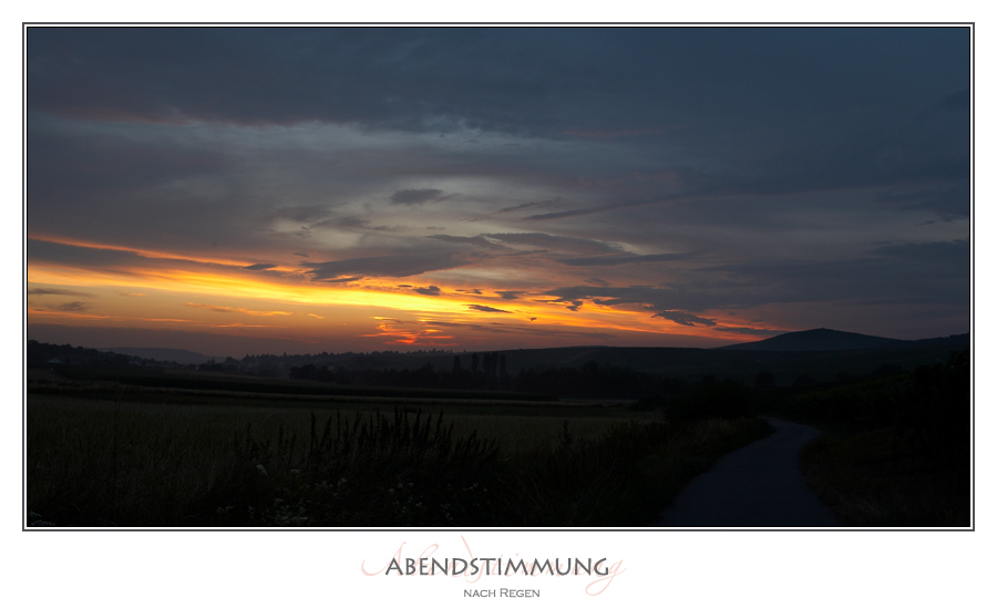 Nach dem Regen