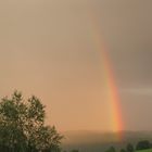 Nach dem Regen ein Bogen