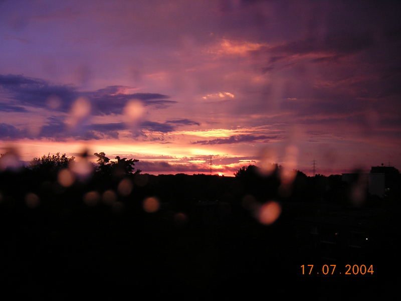 Nach dem Regen kommt die Sonne