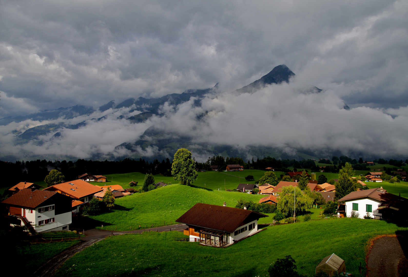 Nach dem Regen scheint d`Sonne