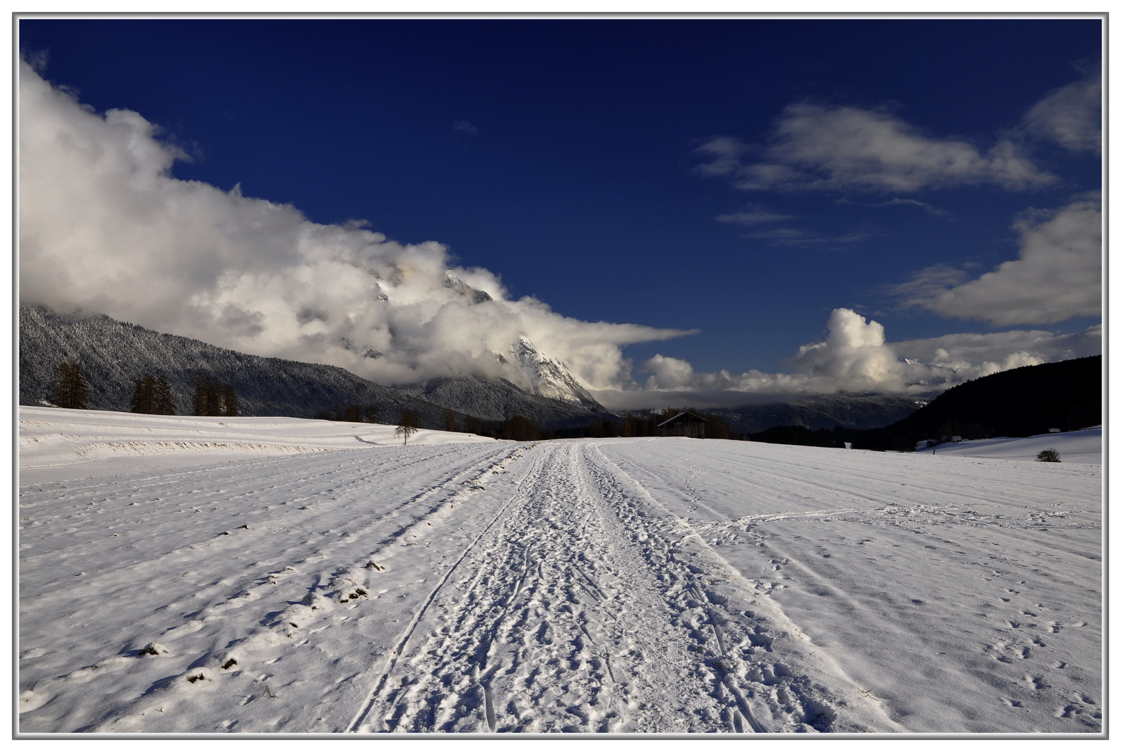 Nach dem Schneefall