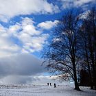 nach dem Schneeschauer