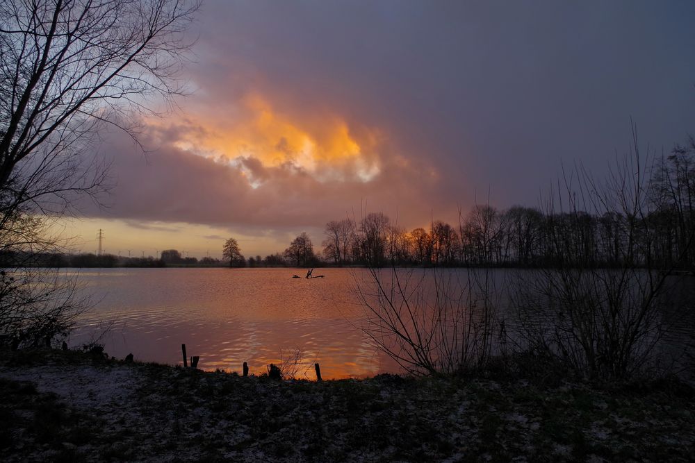 nach dem Schneeschauer