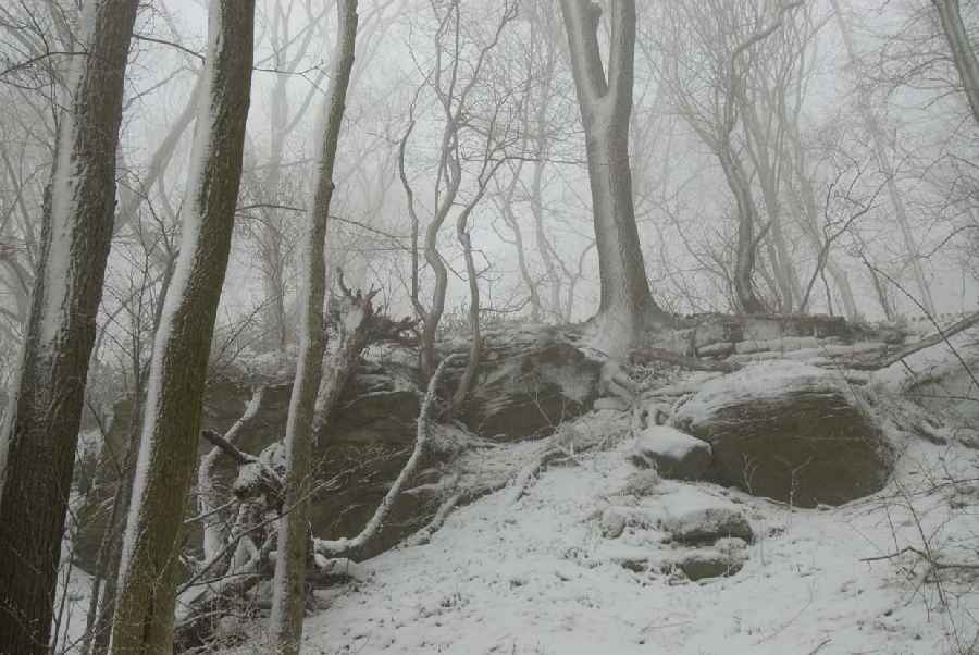 Nach dem Schneesturm