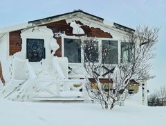 Nach dem Schneesturm