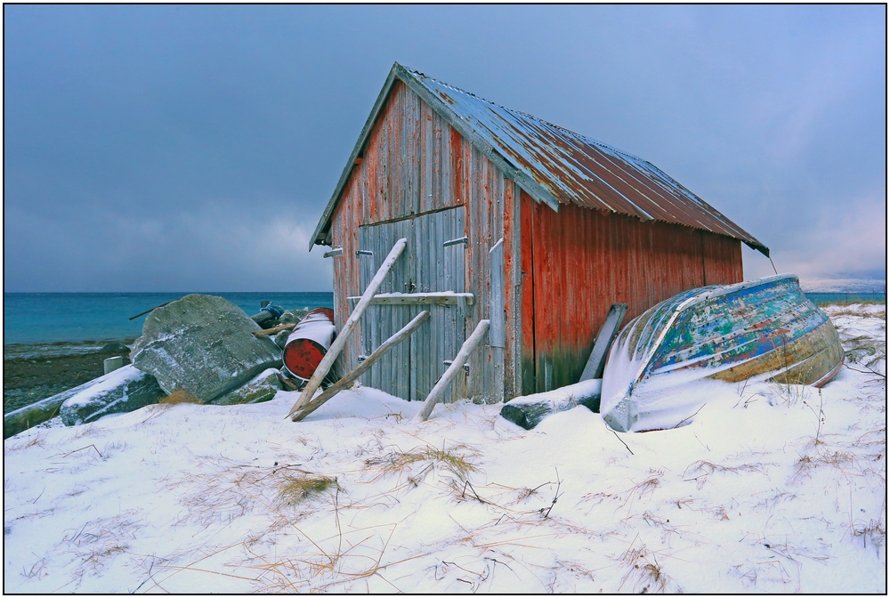 Nach dem Schneesturm