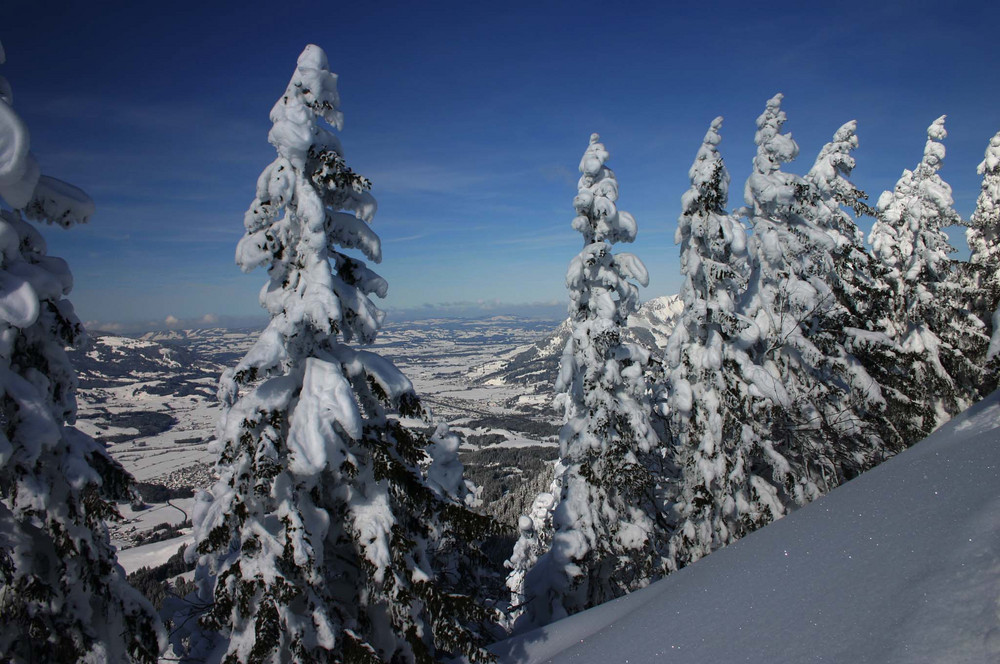 Nach dem Schneesturm