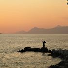 Nach dem Sonnenuntergang an der Makarska Riviera (Dalmatien)