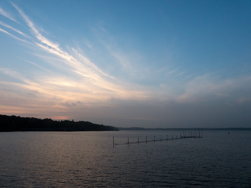 Nach dem Sonnenuntergang an der Müritz