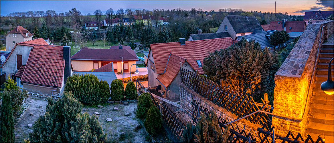 Nach dem Sonnenuntergang in Gerbstedt