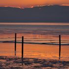 Nach dem Sonnenuntergang in Norddeich