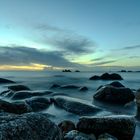 Nach dem Sonnenuntergang, in Porspoder, Bretagne