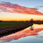 Nach dem Sonnenuntergang über Bocholt