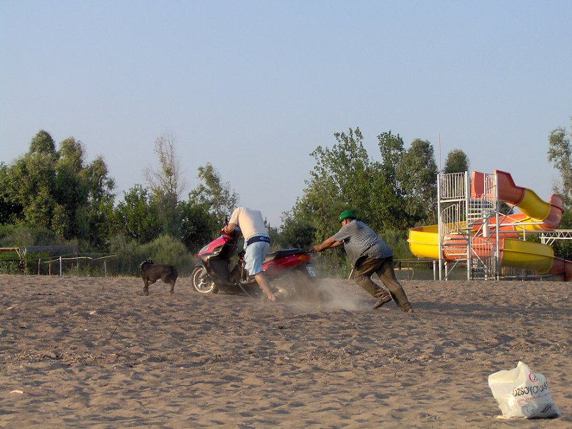 Nach dem Strandbesuch