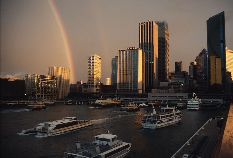 Nach dem Sturm am Circular Quay