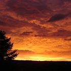 Nach dem Sturm zeigt der Himmel eine einmalige Farbenpracht