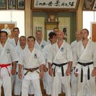 Nach dem Training bei Choyu Kiyuna Sensei