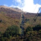 Nach dem Umsteigen in der Zwischenstation gehts weiter zum Gipfel des Monte Baldo